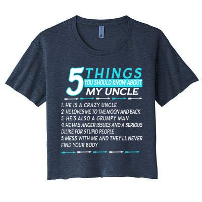 5 Things You Should Know About My Uncle Funny Crop Top