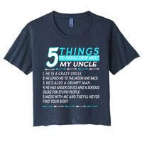 5 Things You Should Know About My Uncle Funny Crop Top
