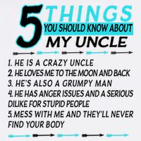 5 Things You Should Know About My Uncle Funny Garment-Dyed Sweatshirt