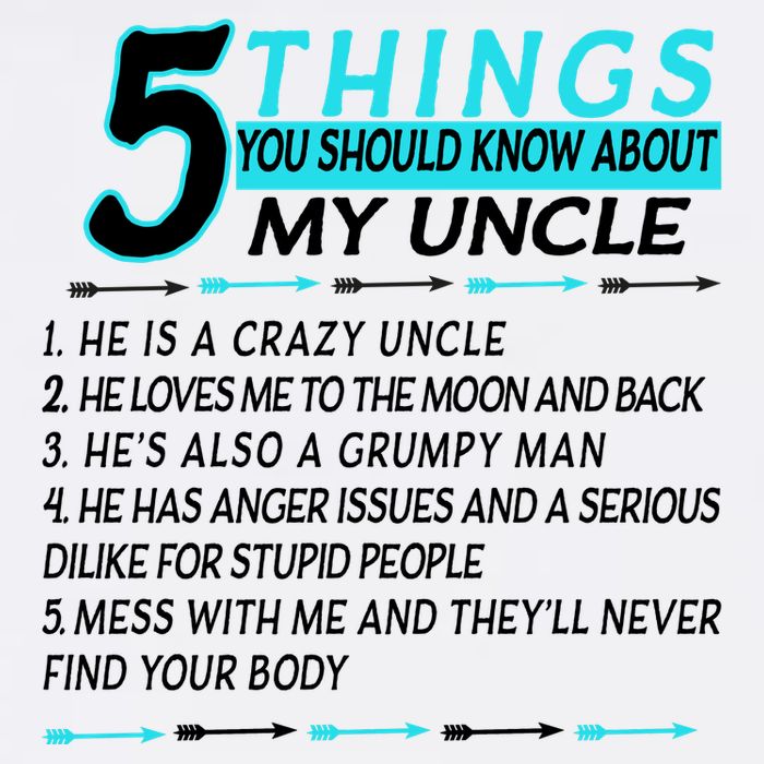 5 Things You Should Know About My Uncle Funny Garment-Dyed Sweatshirt