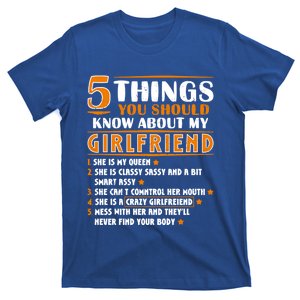 5 Things You Should Know About My Friend Funny Friend Gift T-Shirt