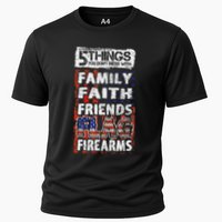 5 Things You Dont Mess With For Proud Patriotic American Cooling Performance Crew T-Shirt
