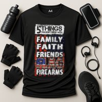 5 Things You Dont Mess With For Proud Patriotic American Cooling Performance Crew T-Shirt