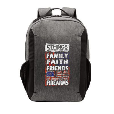 5 Things You Dont Mess With For Proud Patriotic American Vector Backpack