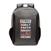 5 Things You Dont Mess With For Proud Patriotic American Vector Backpack