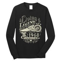 55th vintage Birthday 55 Living Legend Never Die 1968 Birthday Long Sleeve Shirt