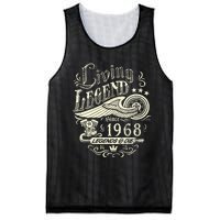 55th vintage Birthday 55 Living Legend Never Die 1968 Birthday Mesh Reversible Basketball Jersey Tank