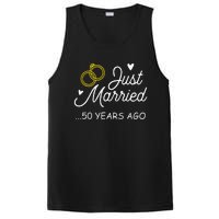 50th Wedding Anniversary Just Married 50 Years Ago PosiCharge Competitor Tank