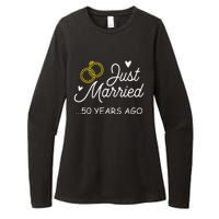 50th Wedding Anniversary Just Married 50 Years Ago Womens CVC Long Sleeve Shirt