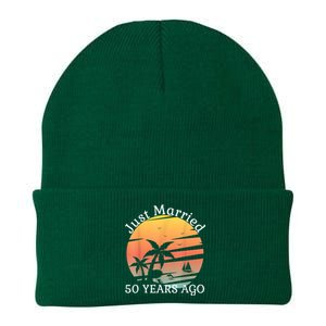 50th Wedding Anniversary Cruise Just Married 50 Years Knit Cap Winter Beanie