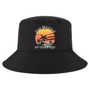 50th Wedding Anniversary Cruise Just Married 50 Years Cool Comfort Performance Bucket Hat