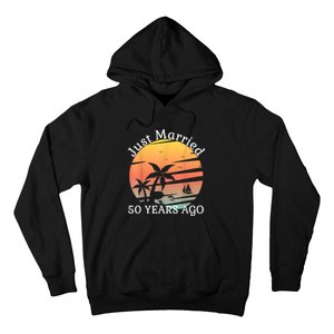 50th Wedding Anniversary Cruise Just Married 50 Years Hoodie