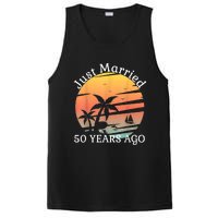 50th Wedding Anniversary Cruise Just Married 50 Years PosiCharge Competitor Tank