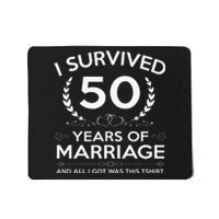 50th Wedding Anniversary Gifts Couples Husband Wife 50 Years Mousepad