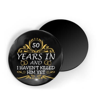 50th Wedding Anniversary Husband Wife Magnet