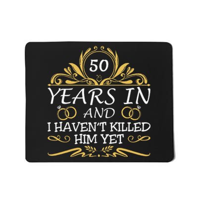 50th Wedding Anniversary Husband Wife Mousepad