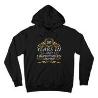 50th Wedding Anniversary Husband Wife Tall Hoodie