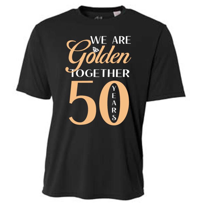 50th Wedding Anniversary We Are Golden Together 50 Years Cooling Performance Crew T-Shirt