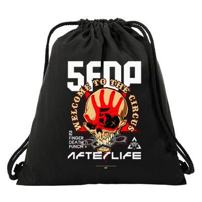 5fdp – Welcome To The Circus Red Drawstring Bag