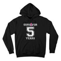 5 Years Breast Cancer Survivor Gifts For  Pink Ribbon Tall Hoodie