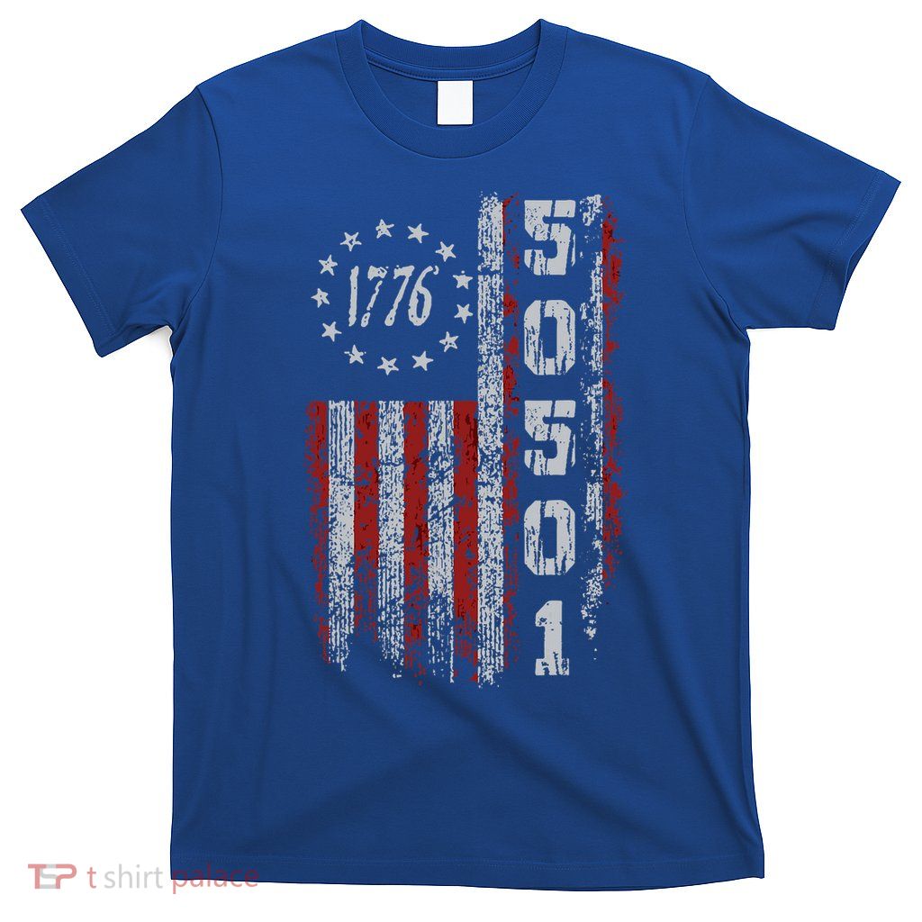 50501 Your Country Needs You American Flag T-Shirt