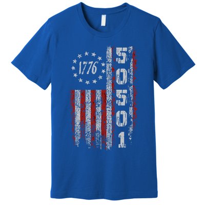 50501 Your Country Needs You American Flag Premium T-Shirt