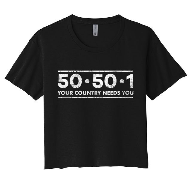 50501 Your Country Needs You Crop Top