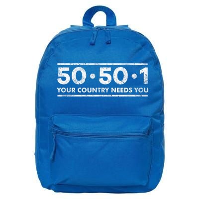 50501 Your Country Needs You 16 in Basic Backpack