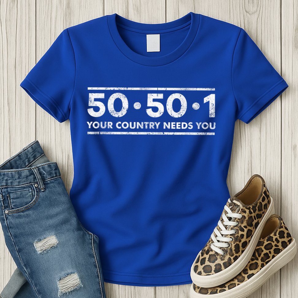50501 Your Country Needs You Womens T-Shirt