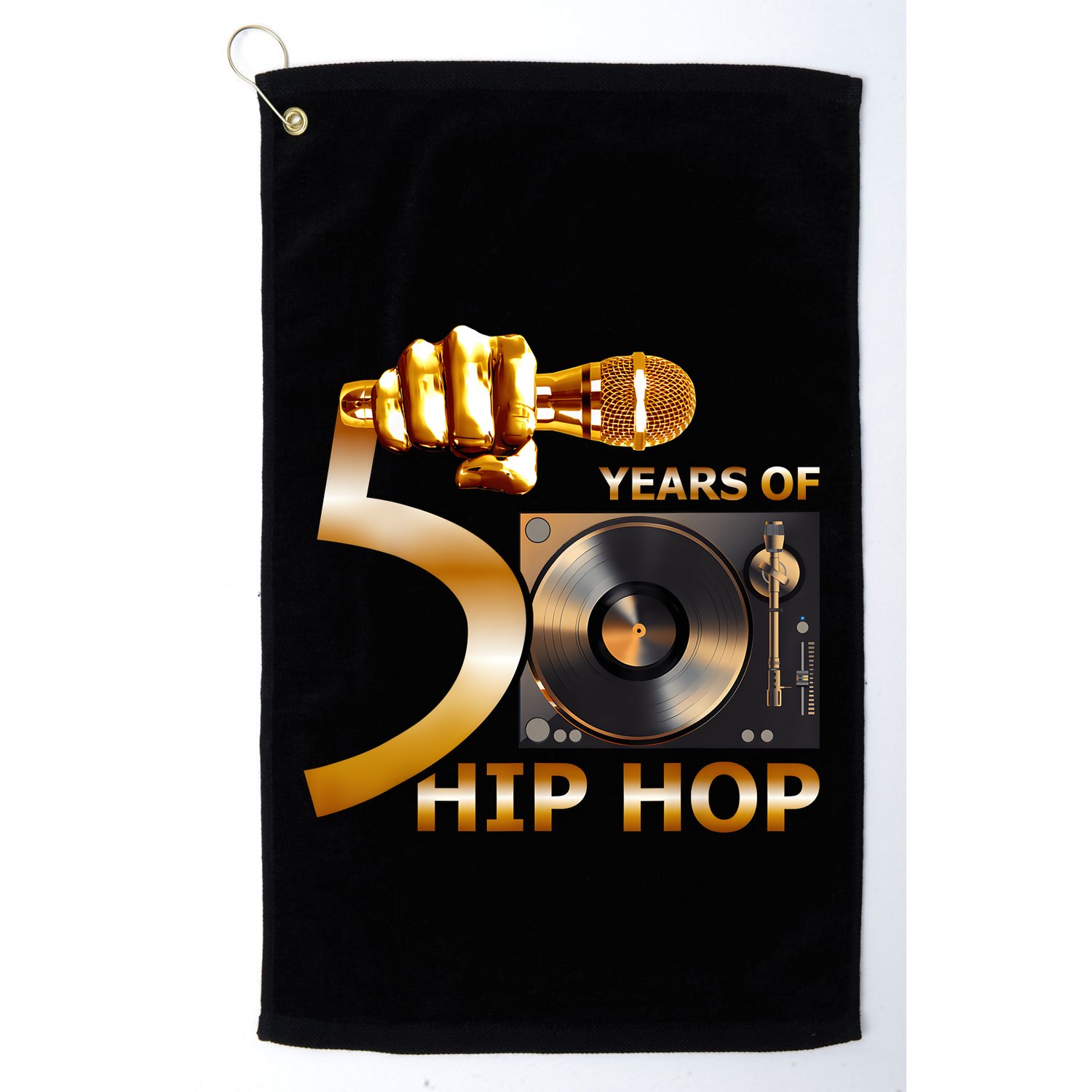 50 Years Hip Hop 50th Anniversary Hip Hop Celebration Golf Towel