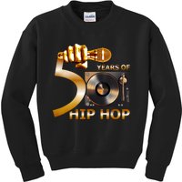 50 Years Hip Hop 50th Anniversary Hip Hop Celebration Kids Sweatshirt