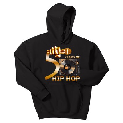 50 Years Hip Hop 50th Anniversary Hip Hop Celebration Kids Hoodie