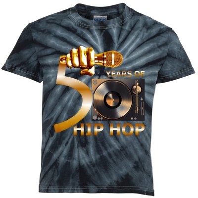 50 Years Hip Hop 50th Anniversary Hip Hop Celebration Kids Tie-Dye T-Shirt