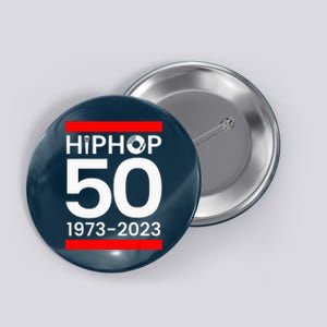 50 Years Hip Hop Retro 50th Anniversary Celebration Button