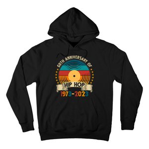 50 Years Hip Hop Vinyl 50th Anniversary Celebration Hoodie