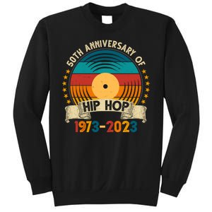 50 Years Hip Hop Vinyl 50th Anniversary Celebration Sweatshirt