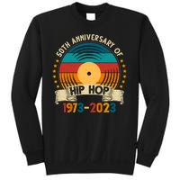 50 Years Hip Hop Vinyl 50th Anniversary Celebration Sweatshirt