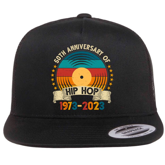 50 Years Hip Hop Vinyl 50th Anniversary Celebration Flatbill Hat