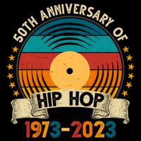 50 Years Hip Hop Vinyl 50th Anniversary Celebration Flatbill Hat