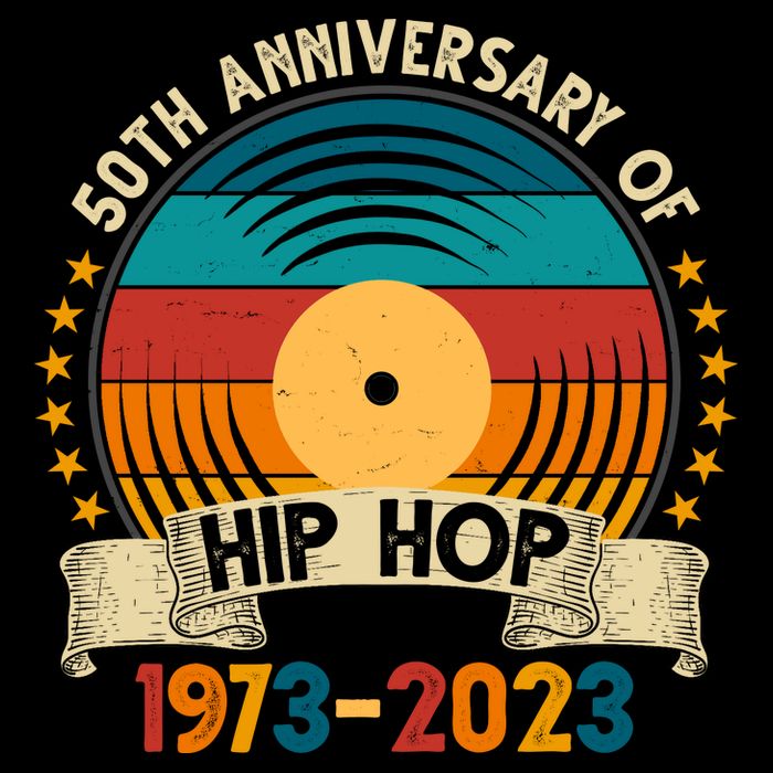 50 Years Hip Hop Vinyl 50th Anniversary Celebration Flatbill Hat