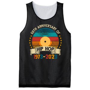 50 Years Hip Hop Vinyl 50th Anniversary Celebration Mesh Reversible Basketball Jersey Tank