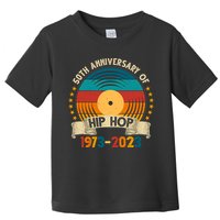 50 Years Hip Hop Vinyl 50th Anniversary Celebration Toddler T-Shirt