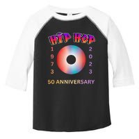 50 Years Hip Hop Vinyl Retro 50th Anniversary Hip Hop Toddler Fine Jersey T-Shirt