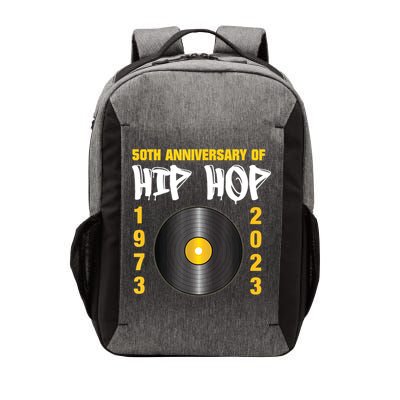 50 Years Hip Hop Vinyl Retro | 50th Anniversary Celebration Vector Backpack