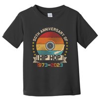 50 Years Hip Hop Vinyl Retro 50th Anniversary Celebration Toddler T-Shirt