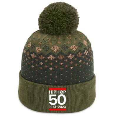 50 Years Hip Hop Retro 50th Anniversary Celebration The Baniff Cuffed Pom Beanie