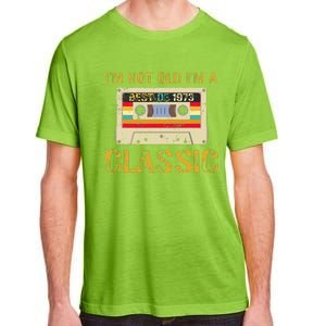 50 Years I'm Not Old I'm A Classic Cassette 50th Birthday Adult ChromaSoft Performance T-Shirt