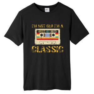 50 Years I'm Not Old I'm A Classic Cassette 50th Birthday Tall Fusion ChromaSoft Performance T-Shirt