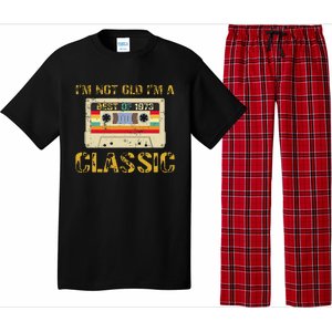 50 Years I'm Not Old I'm A Classic Cassette 50th Birthday Pajama Set