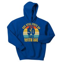 50 Year Marriage Husband 50th Wedding Anniversary Kids Hoodie